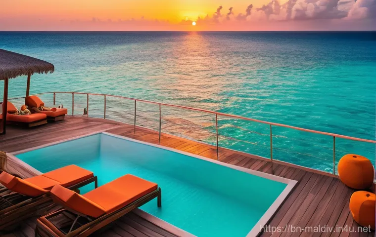 몰디브 크루즈 여행 - **"A luxurious cruise ship sails gracefully through the crystal-clear turquoise waters of the Maldiv...